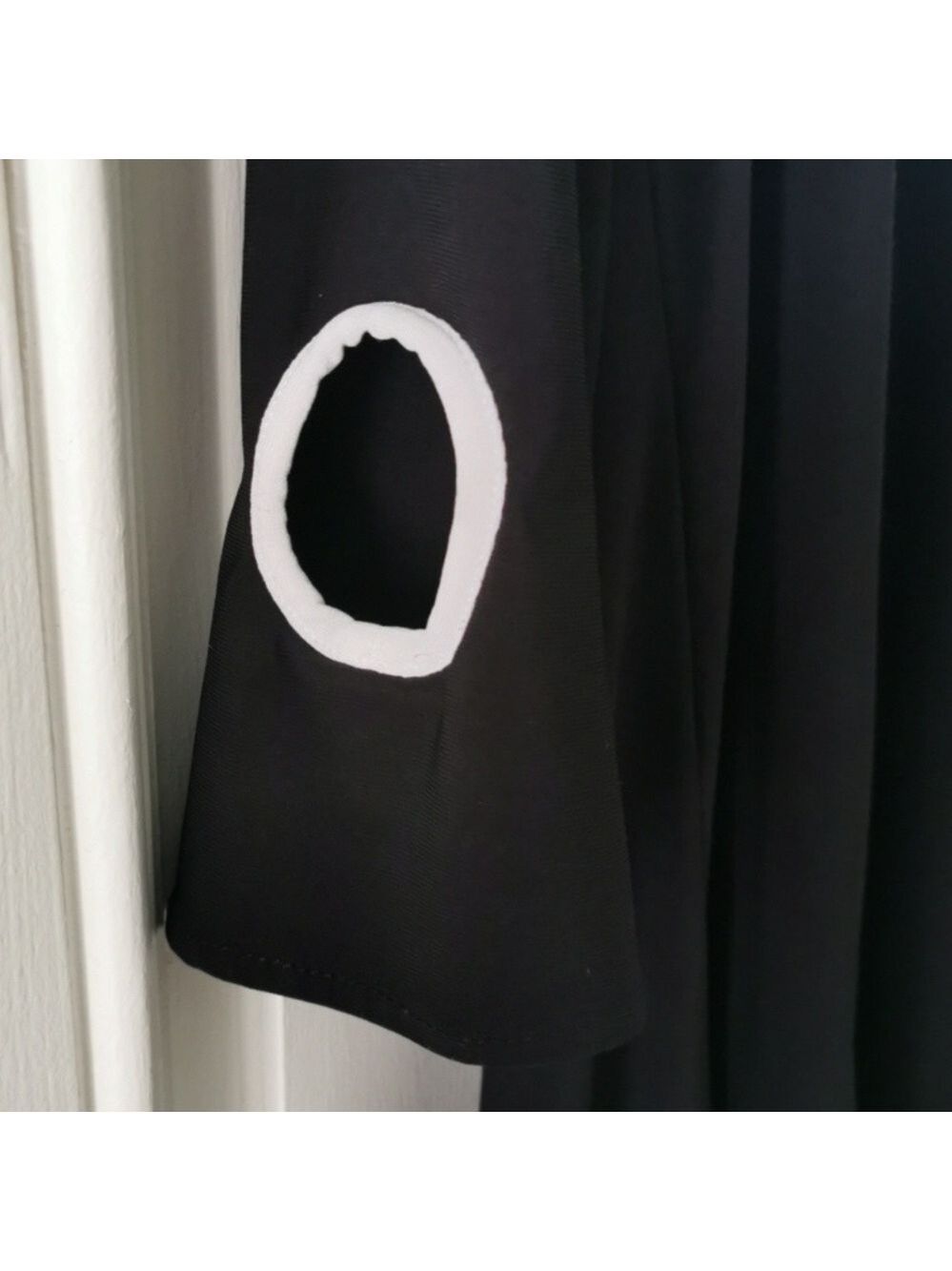 Womens Joseph RibKoff Smock Style B/W Tunic Top /Peekaboo Cut outs. Size 6 - Picture 8 of 8